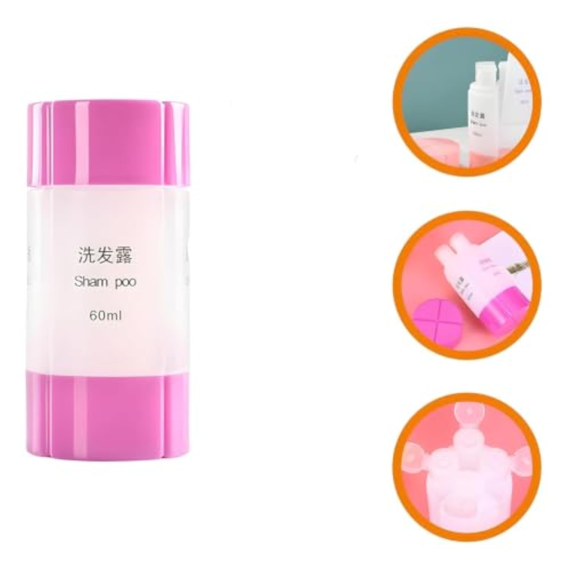 4 in 1 Travel Bottle Refillable Shampoo Cream Lotion Set